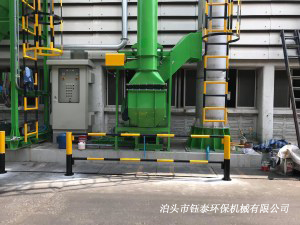 鑄造廠除塵器安裝完畢 鑄造廠除塵器安裝完畢